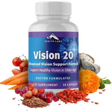 Vision 20 Supplement with ingredients 